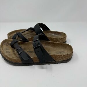 Birkenstock Black Sandals Sz 39 (8.5) (TORAUE)